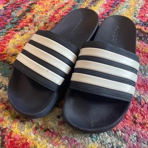 Adidas Adilette Slides Navy Wmns Size 8
